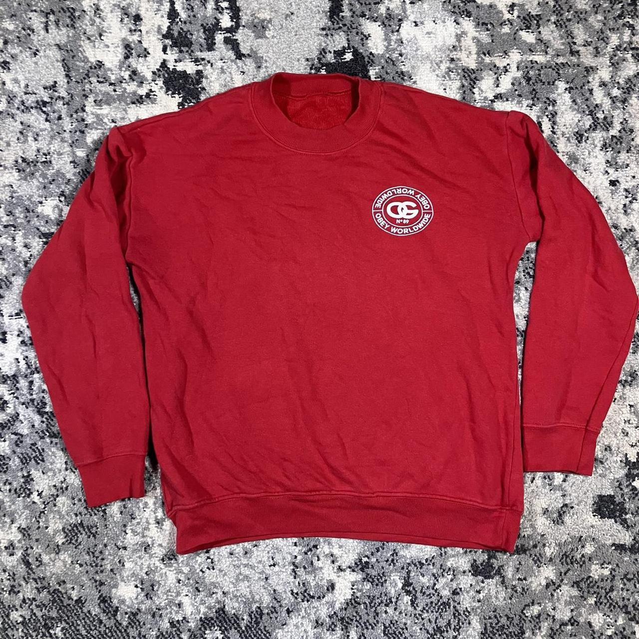 Obey crew neck online sweater