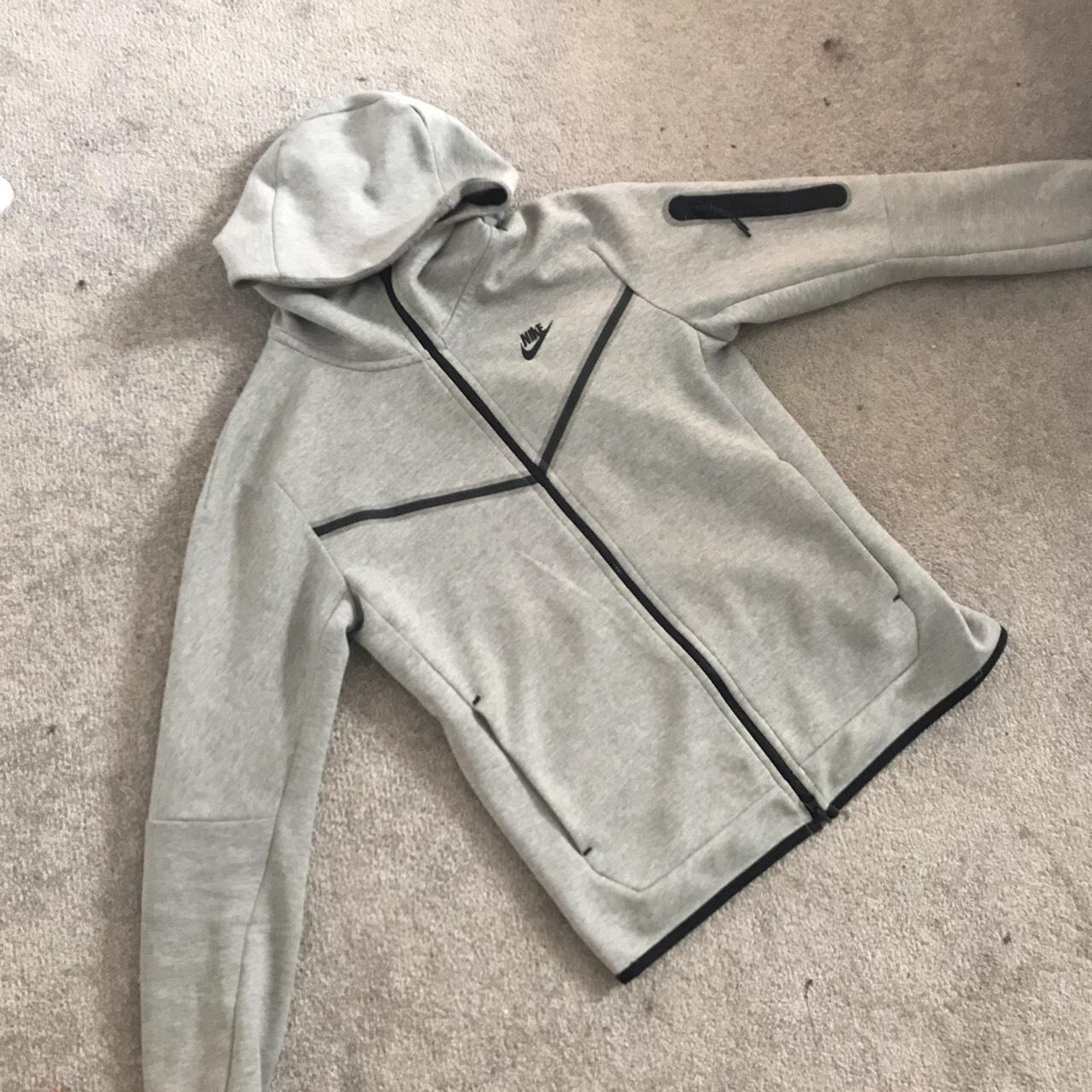 nike grey hoodie tracksuit