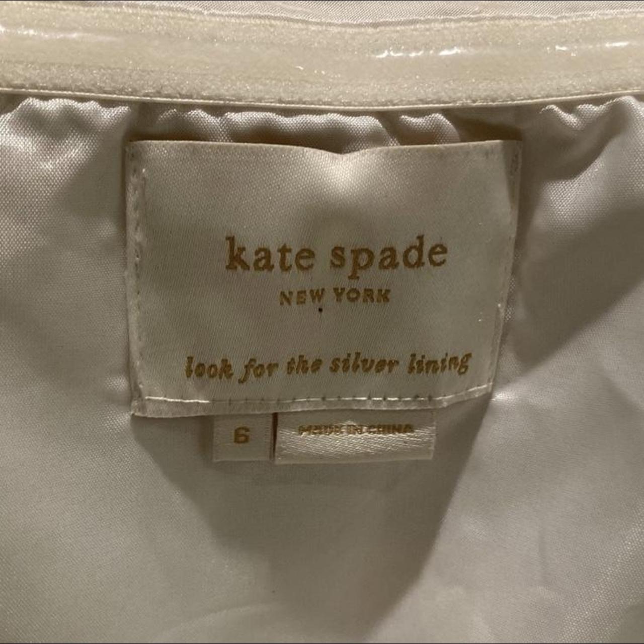 Kate spade silk dress 100% silk black and cream... - Depop