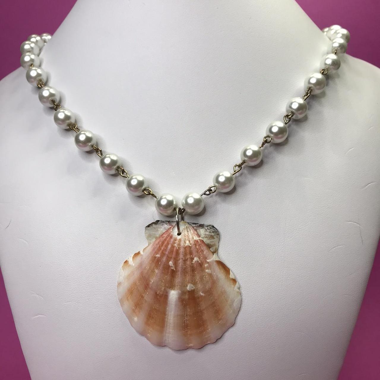 Mermaid Pearl Necklace #2 A one of a kind necklace... - Depop