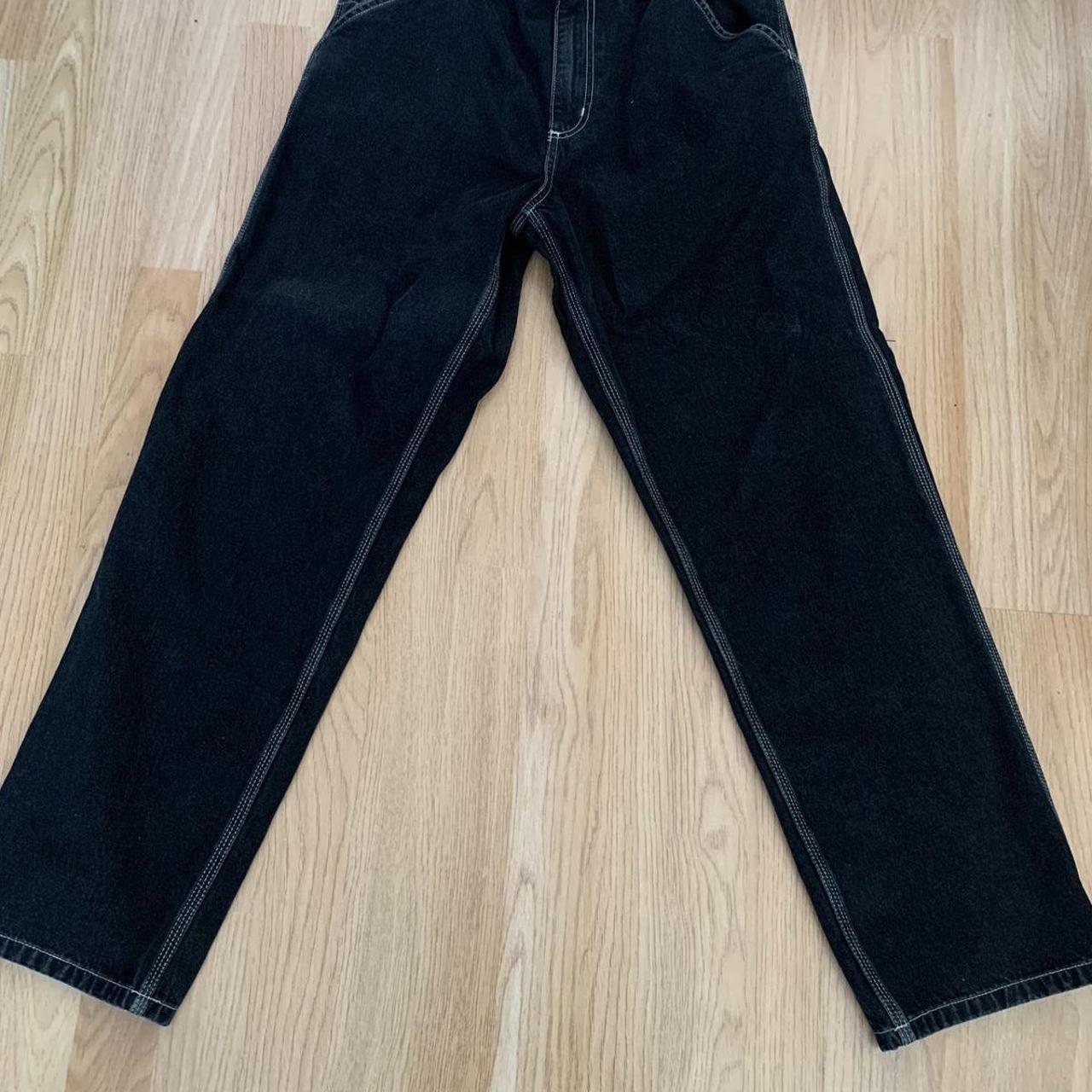 Carhartt simple pant black size 30x32 men - Depop