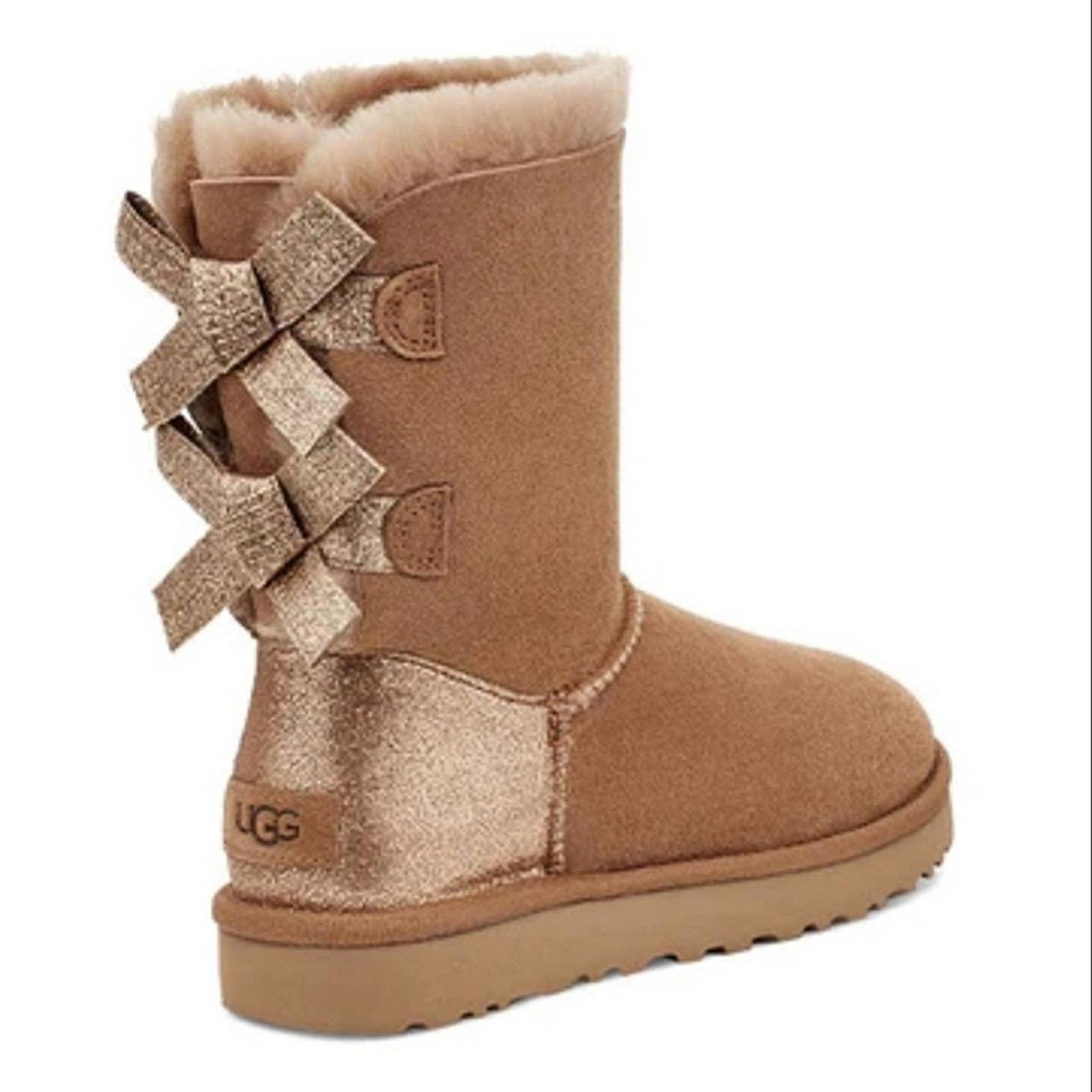 Ugg boots with sales glitter bows