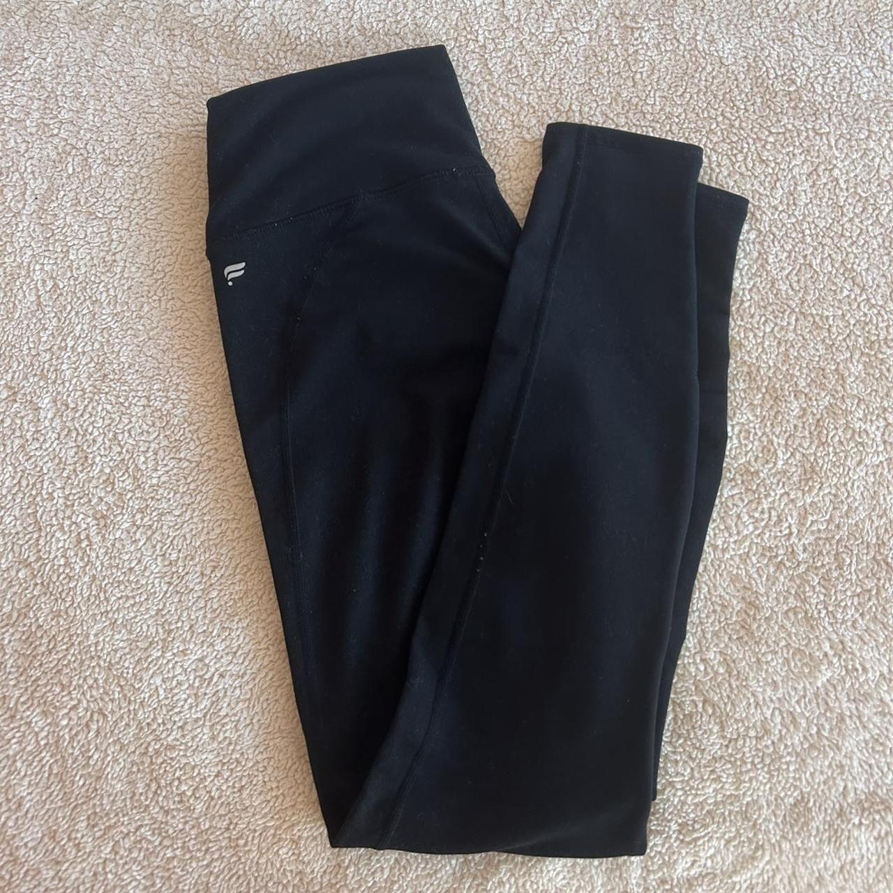 Black Fabletics leggings #Leggings #workout - Depop