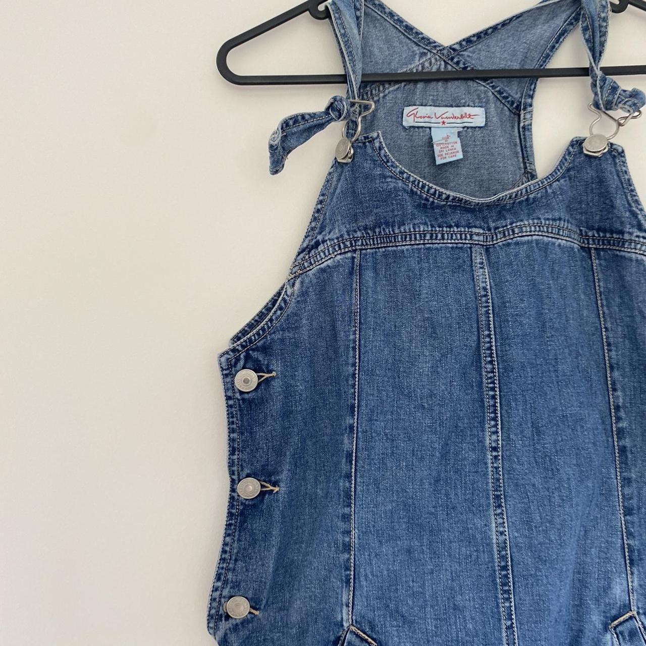 Denim overalls dress Vintage - Depop