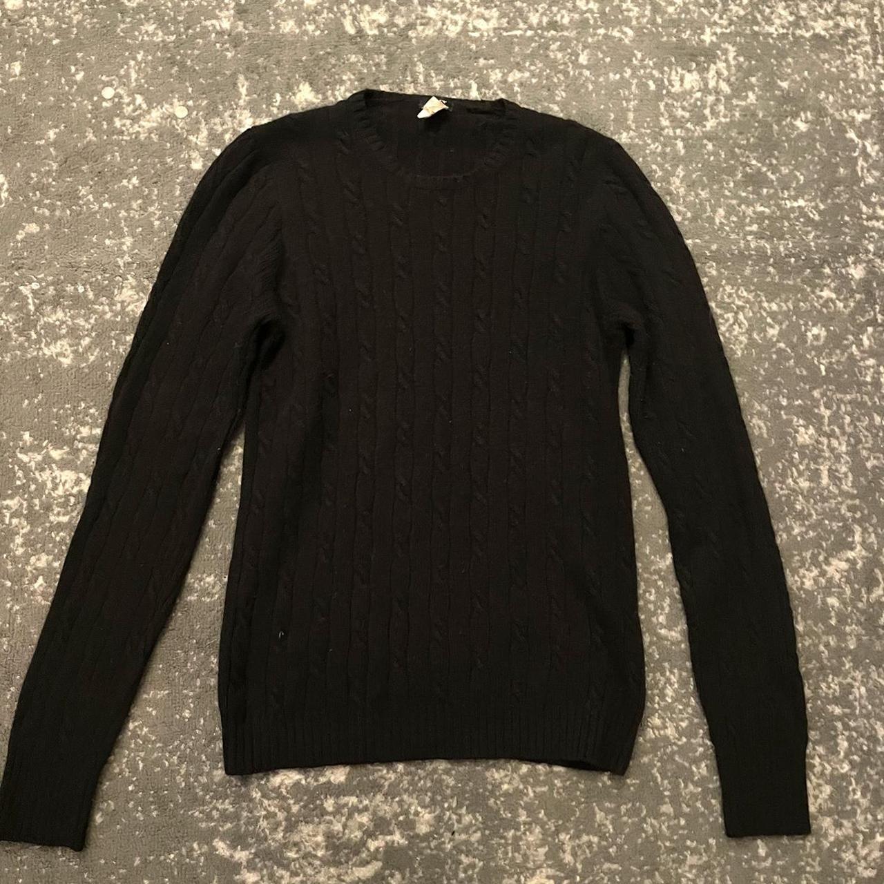 J Crew cable knit sweater crew neck so warm and Depop