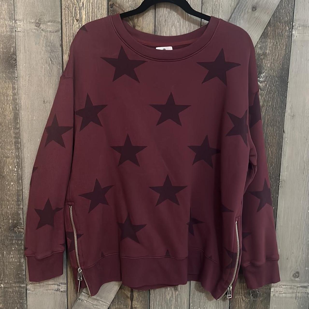 Sundry star zip on sale sweatshirt