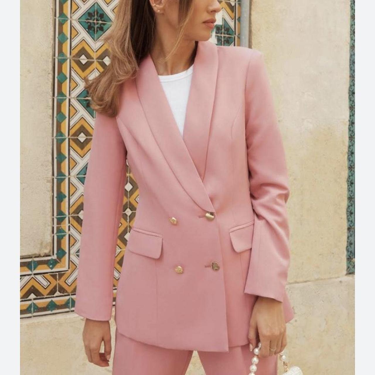 Pink blazer quiz best sale