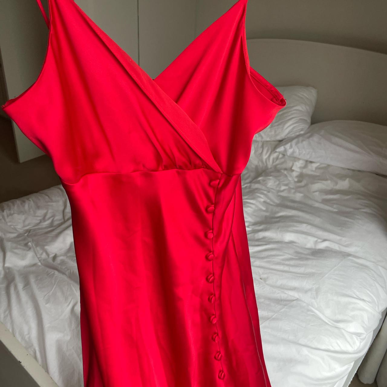 Camisole Dress Zara Slip Dress With Slits Zara Black Satin Maxi