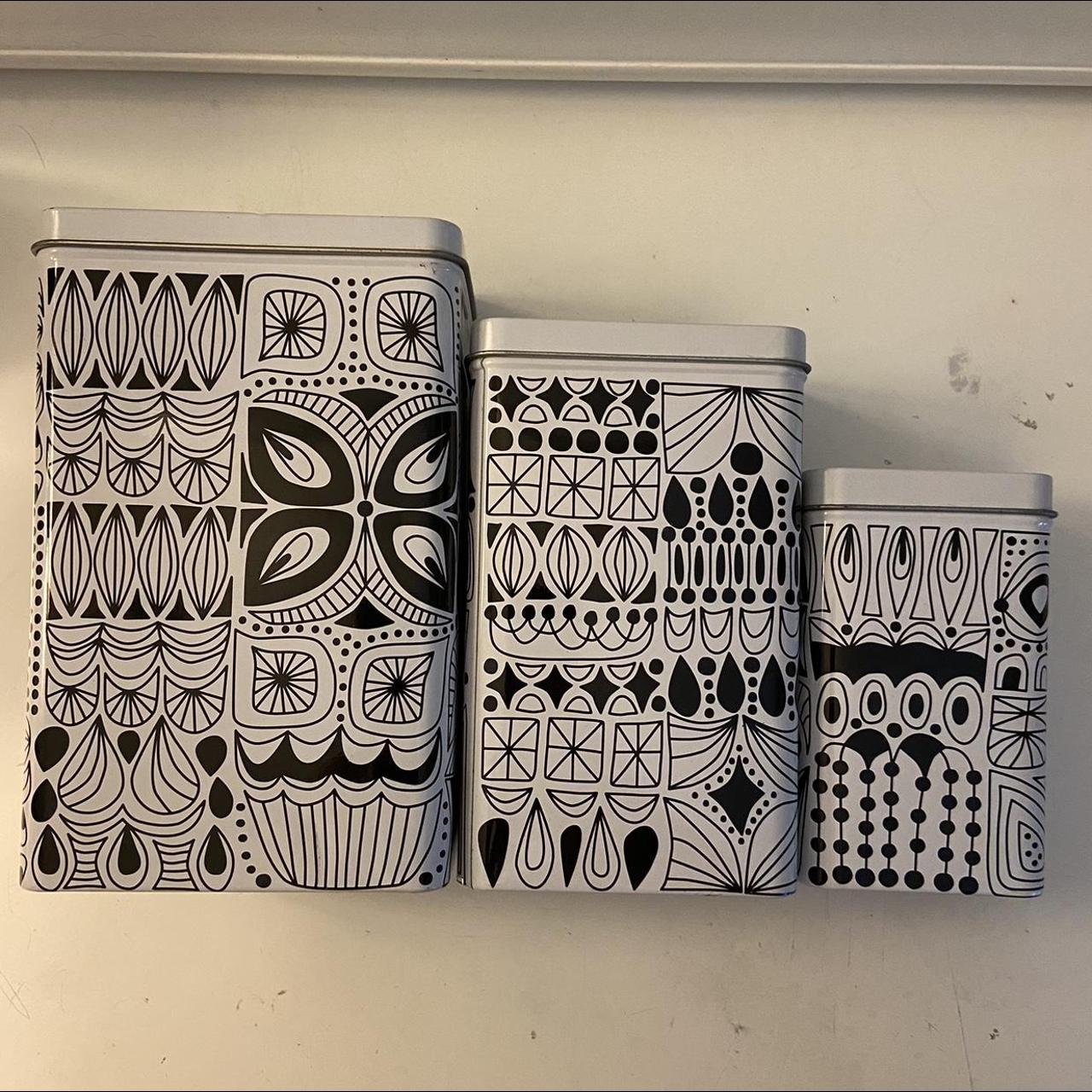 Super cute and trendy storage boxes Black and white... Depop
