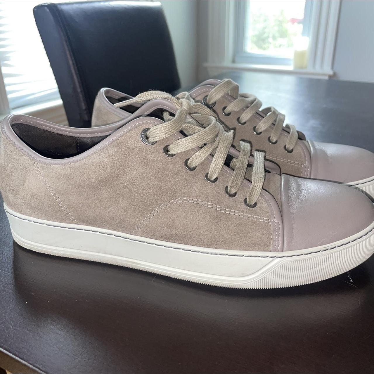 Lanvin Men's Grey Trainers | Depop