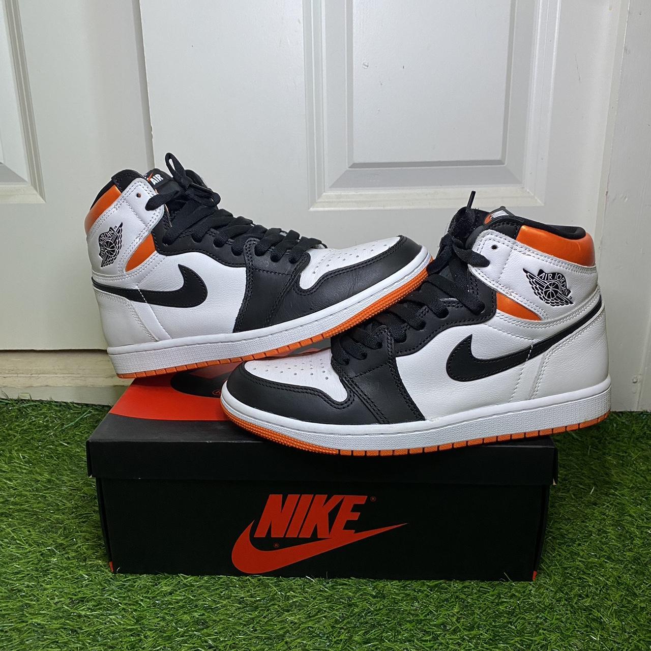mens orange jordan 1