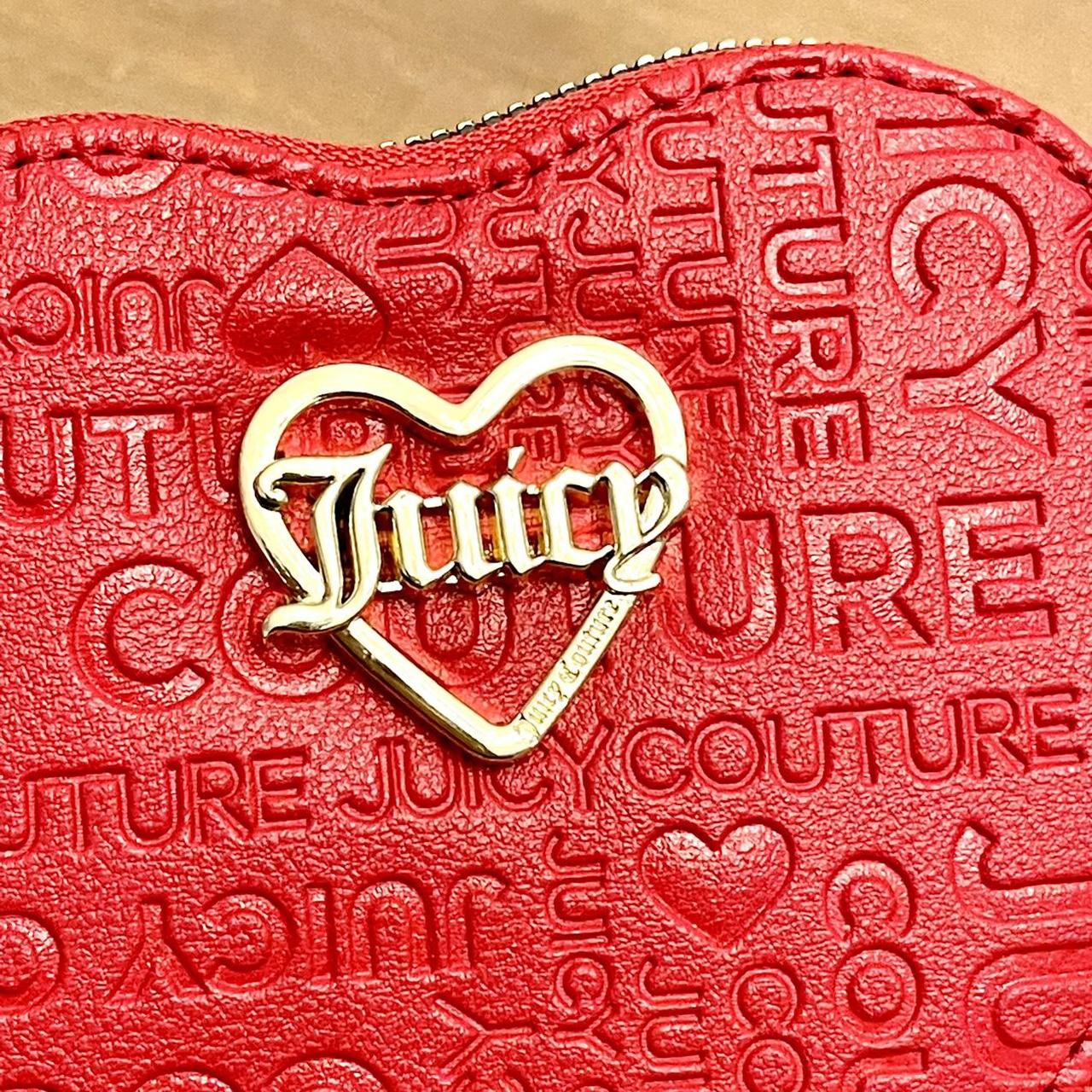 Juicy Couture Red/Crimson Heart Coin Purse NWT