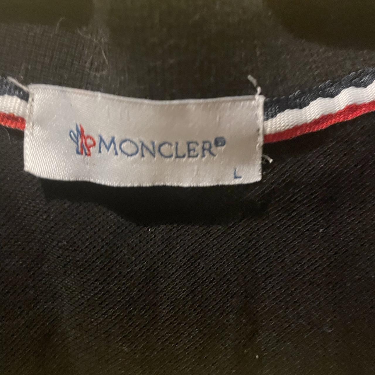 moncler polo. Great condition Size L #moncler #polo - Depop