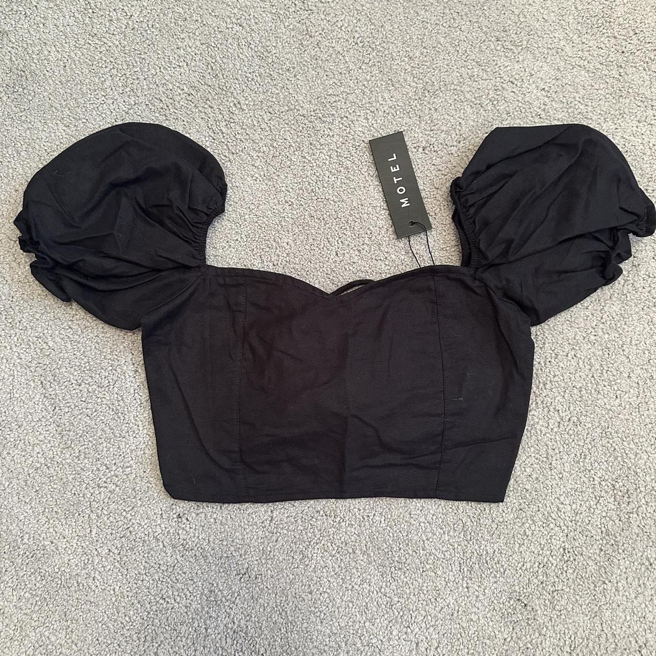 motel eunji puff sleeve top