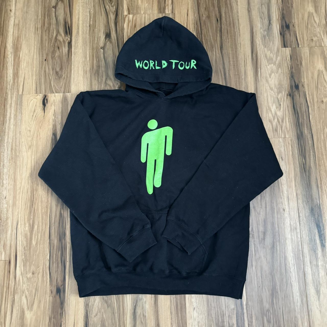 Billie eilish black hot sale and green hoodie