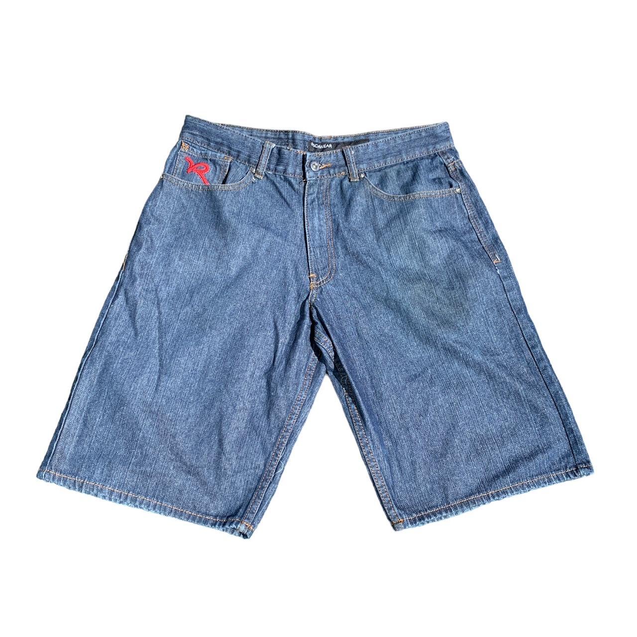 Men's Blue and Red Shorts | Depop