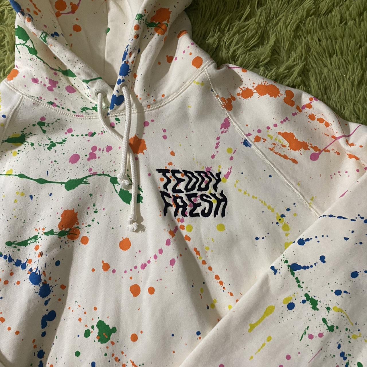 Teddy fresh splatter paint hoodie new arrivals