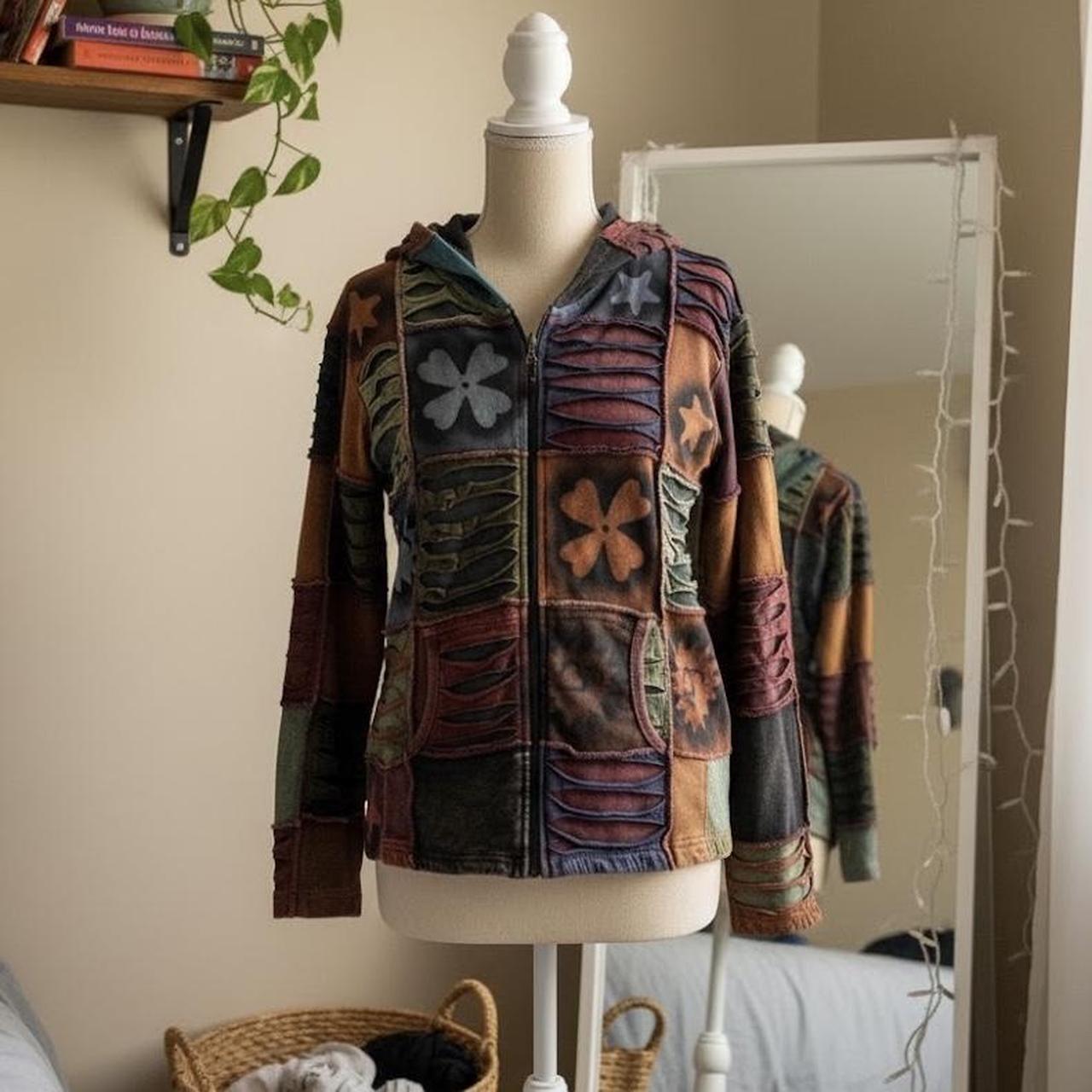 Women's Jacket - Multi - M – KPC Patchwork Elf Ho… - image 1