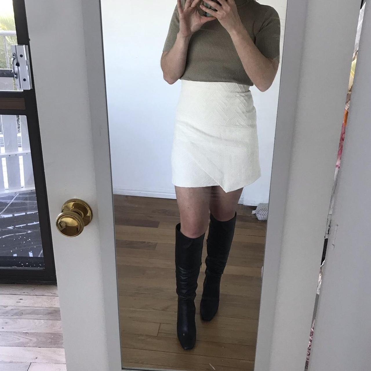 Size 38 AUS 7 black leather kookai knee high boots. Depop