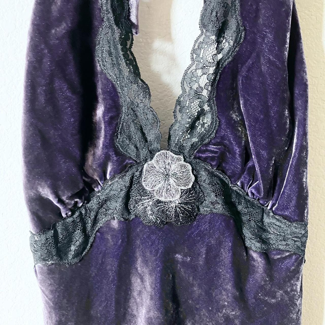 Laundry by Shelli Segal Women's Purple and Black Vest (2)