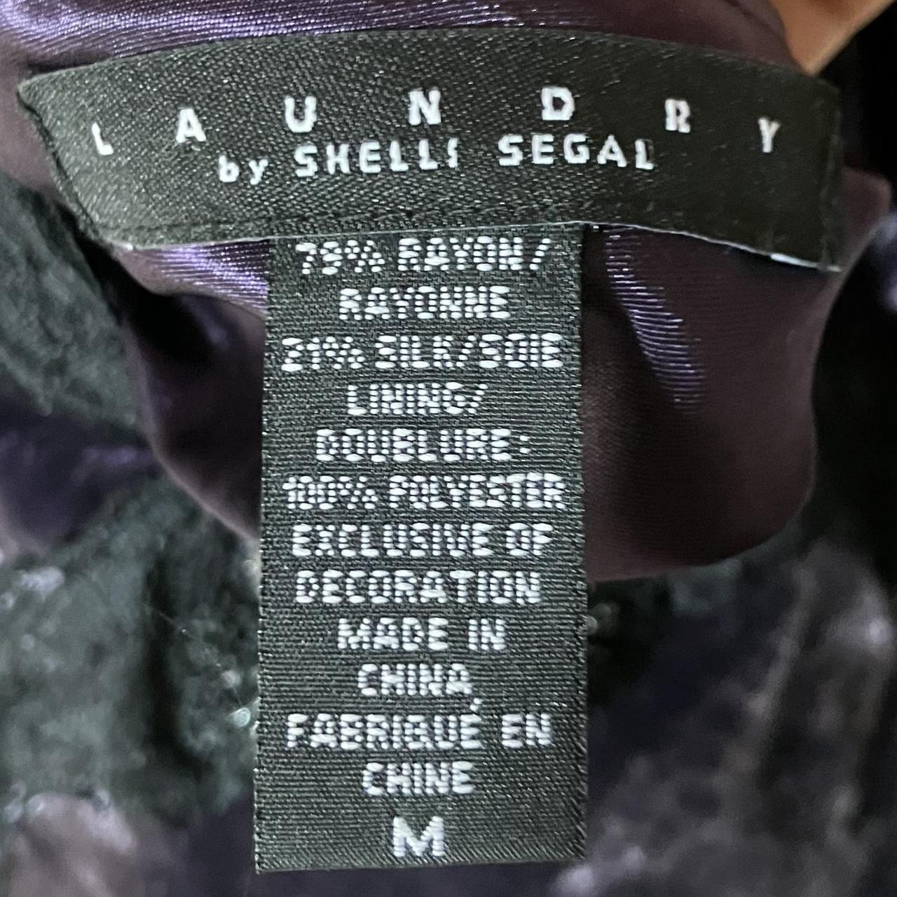 Laundry by Shelli Segal Women's Purple and Black Vest (4)