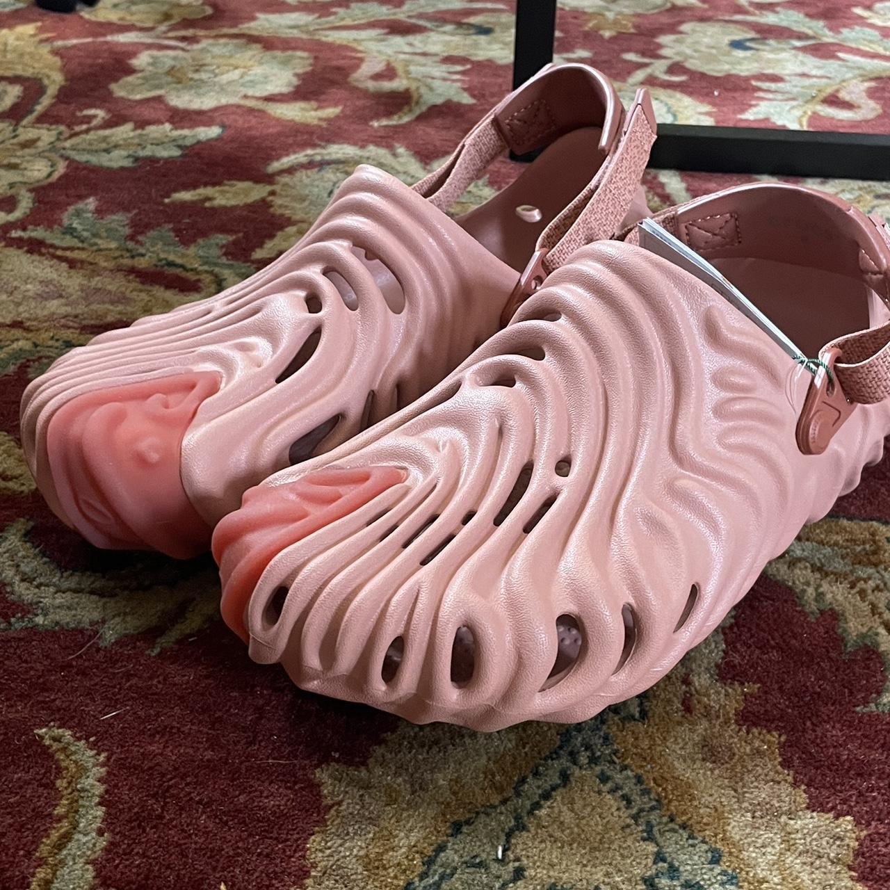 salehe bembury pollex crocs, salmon pink/ red... Depop