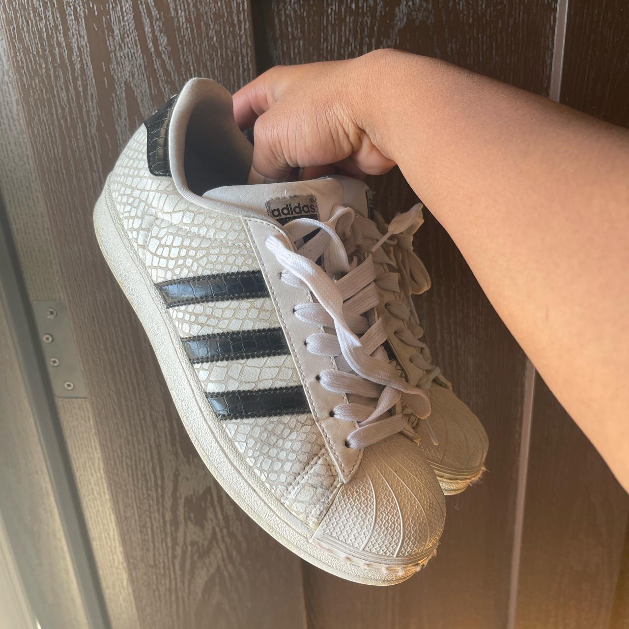 Adidas Superstar / Shelltoe Snakeskin Mens 8/... Depop