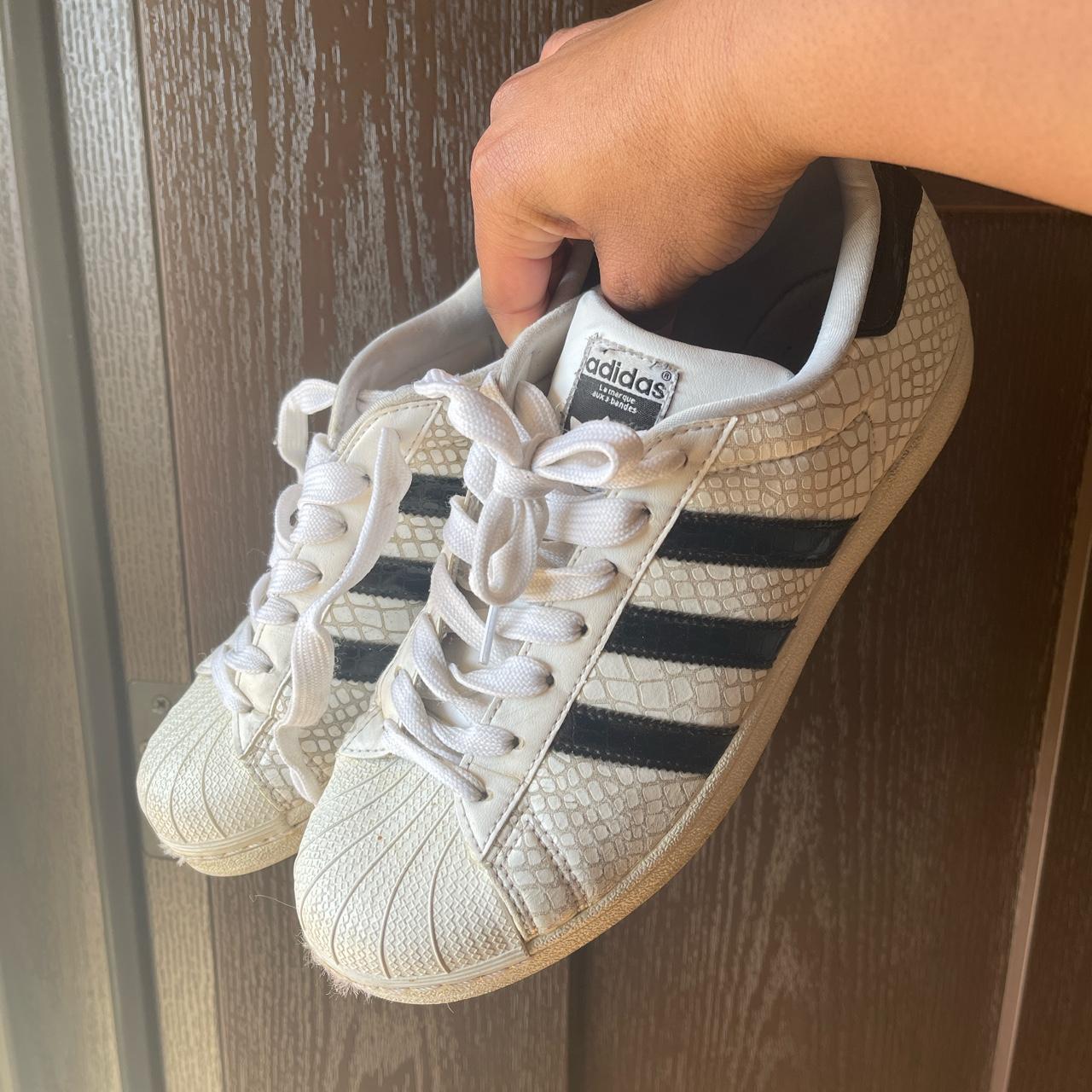 Adidas Superstar / Shelltoe Snakeskin Mens 8/... Depop