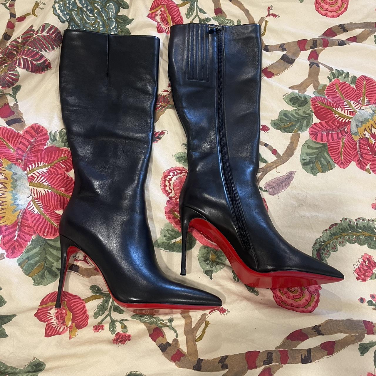 louboutin black boots