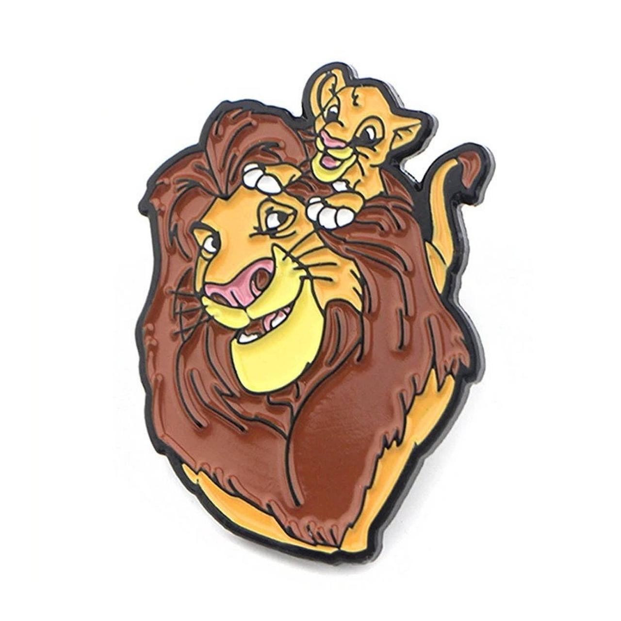 Disney Characters Simba Lion King Enamel Pins... - Depop