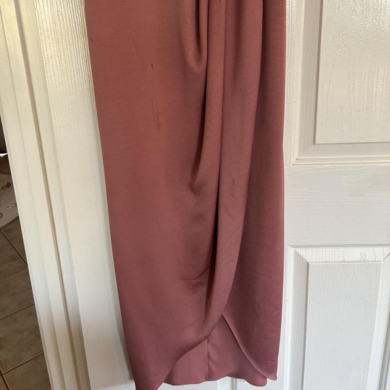 Shona Joy Luxe Cocktail Frill Dress - Rose. Some... - Depop