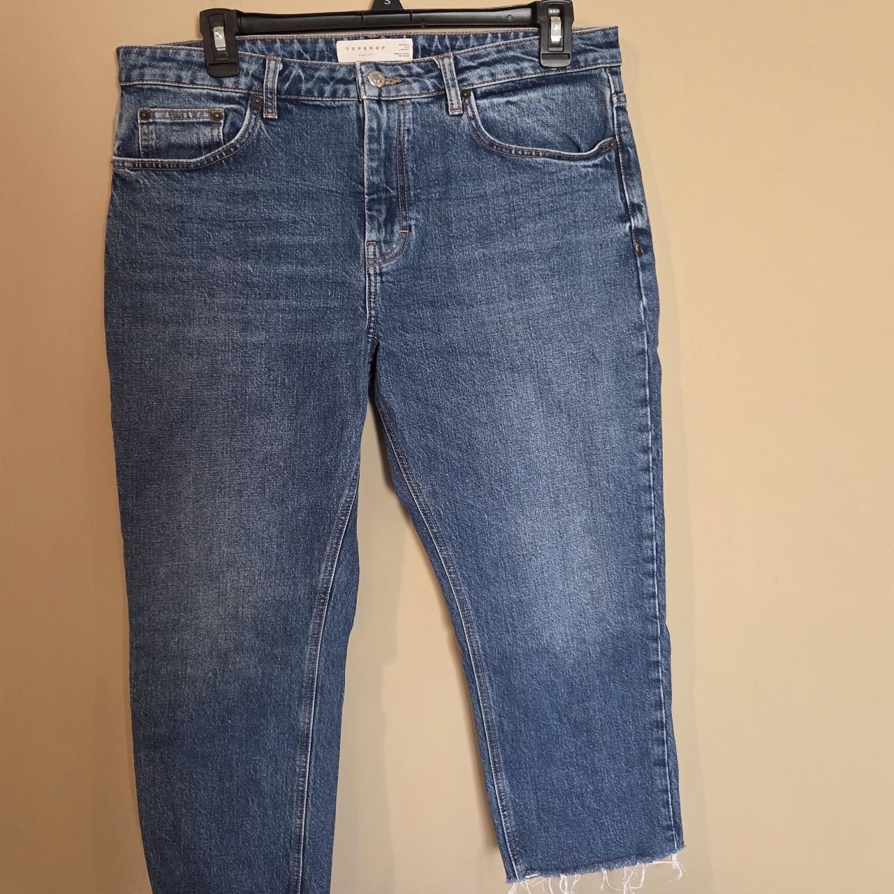 Topshop Women's Jeans Blue/Navy 30 – Topshop High Waisted Blue