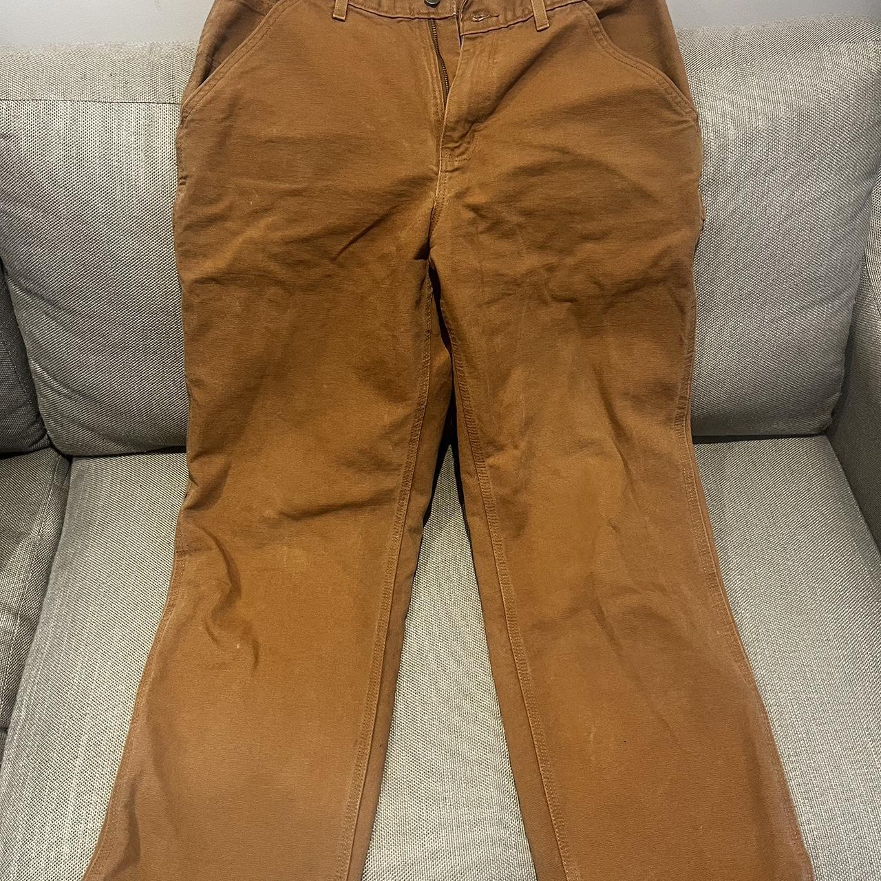 Vintage Carharrt Workwear Trousers Worn a couple... - Depop