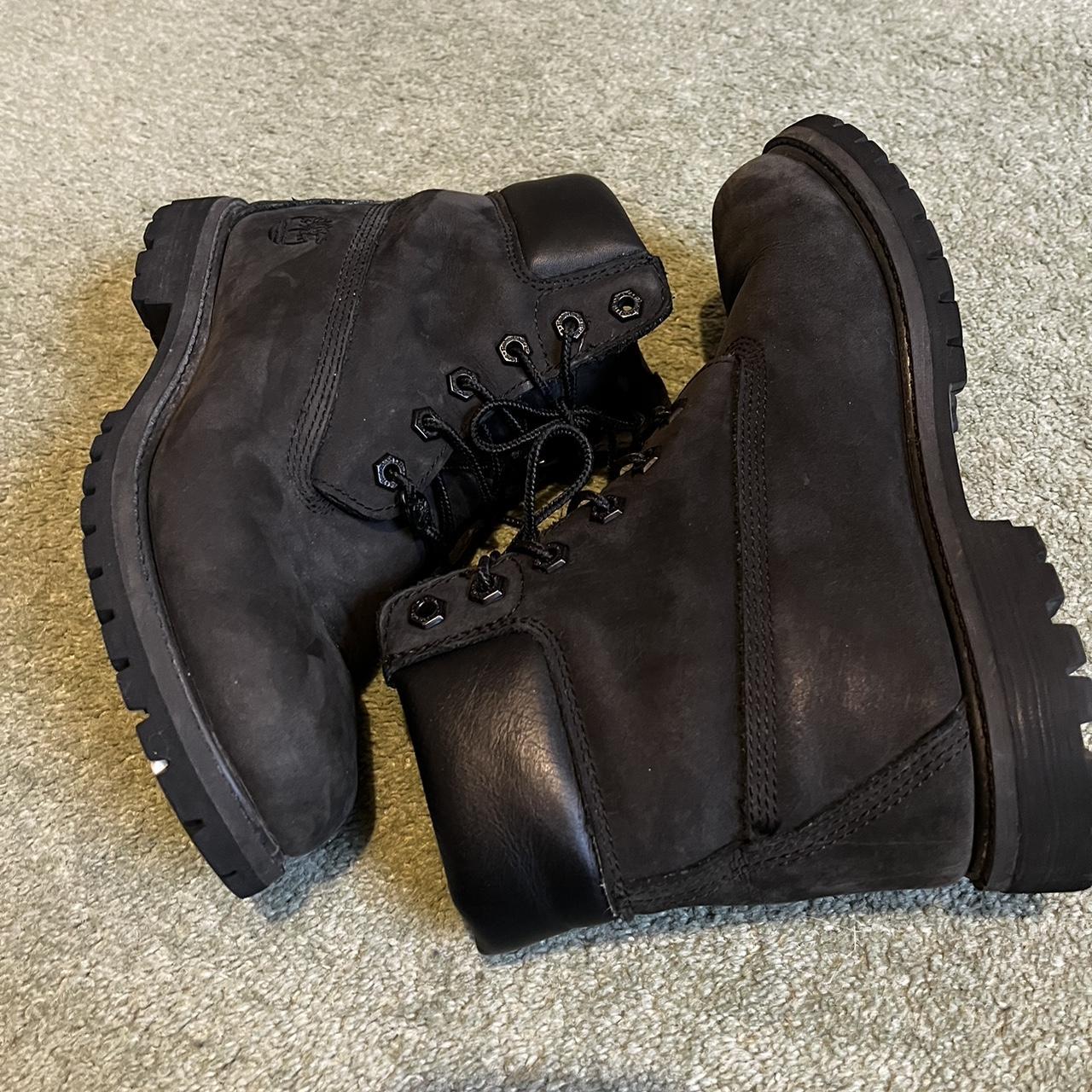 Black timberlands size sale 5