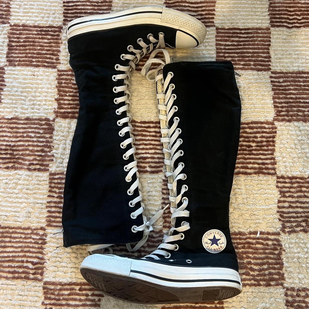 Knee high-converse - Depop