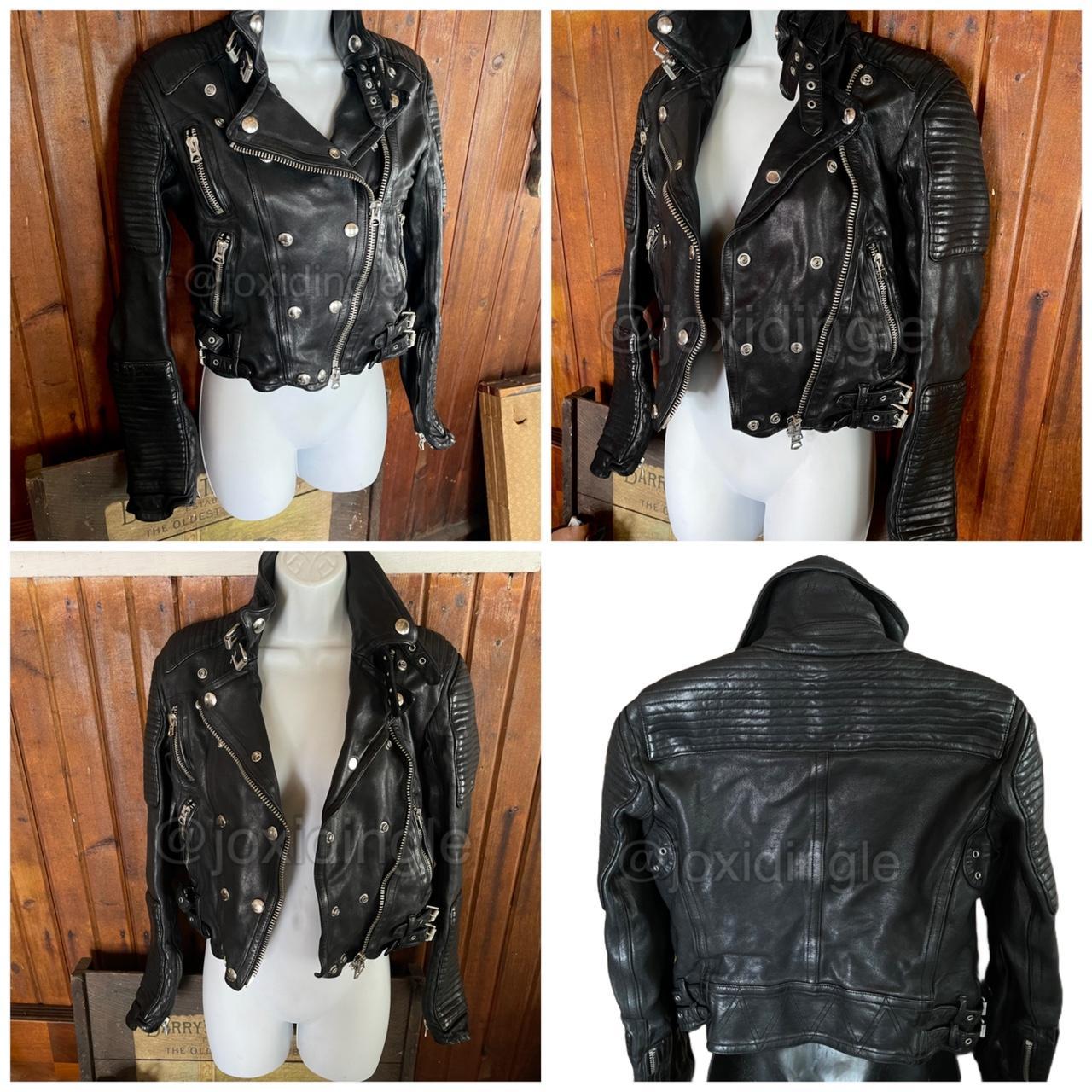 Burberry loseley clearance leather jacket