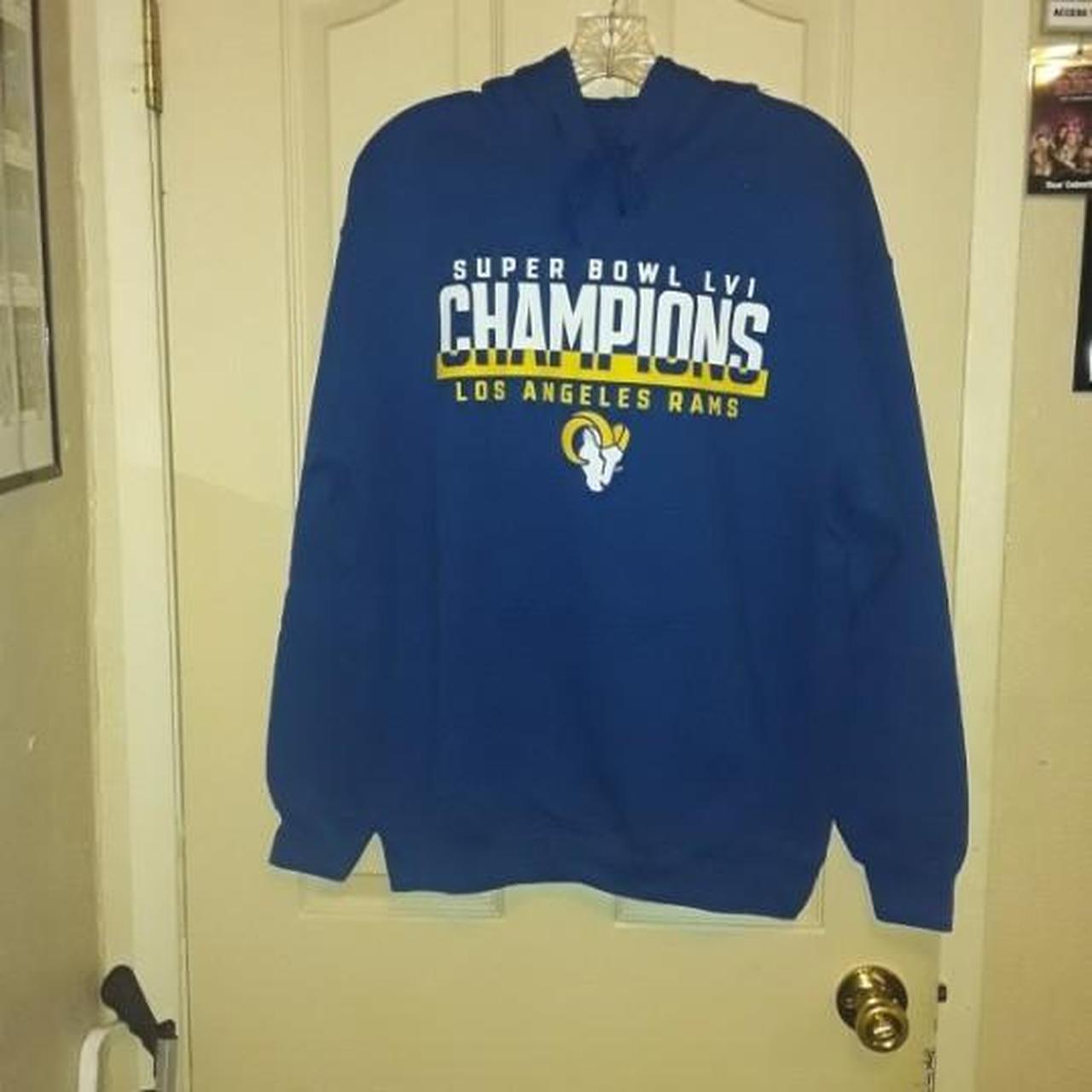 NFL Los Angeles Rams Super Bowl LVI Champions Pullover Hoodie