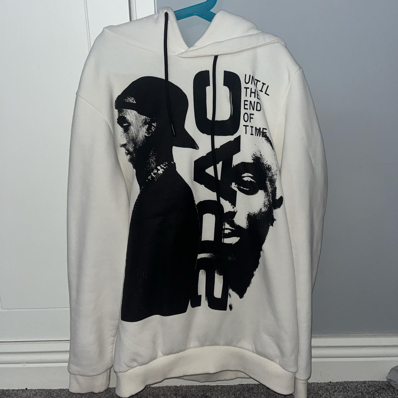 2pac Hoodie 2pac Adidas Shirt White Bershka 2Pac Hoodie Worn Once