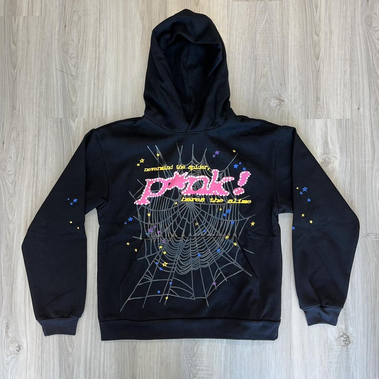 YOUNG THUG SP5DER P*NK HOODIE AUTHENTIC - MESSAGE... - Depop