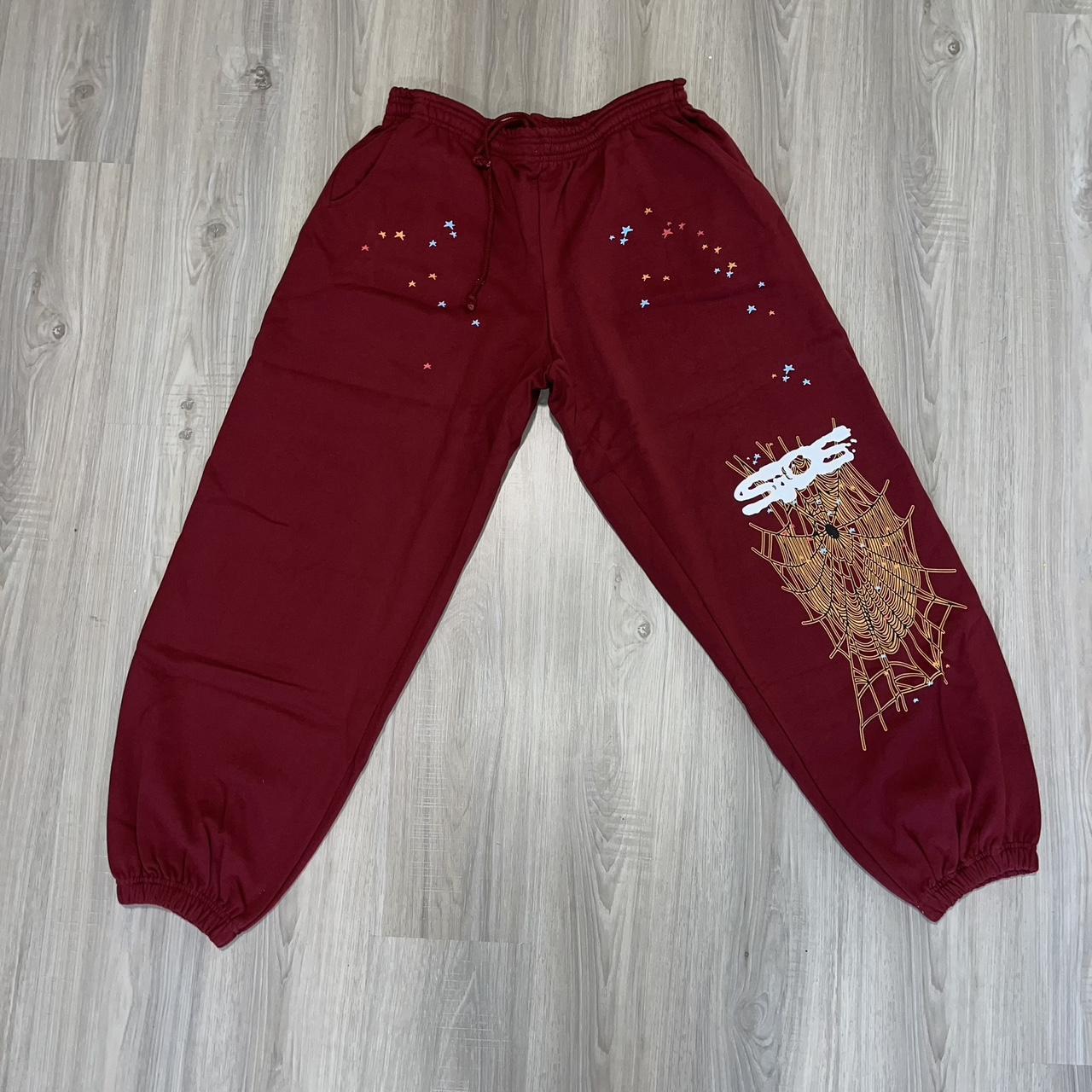 Red on sale supreme joggers