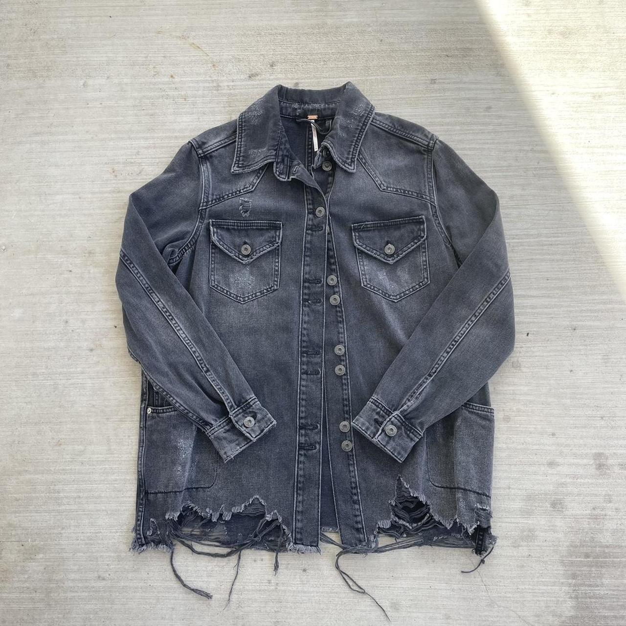 Free people moonchild hot sale denim jacket