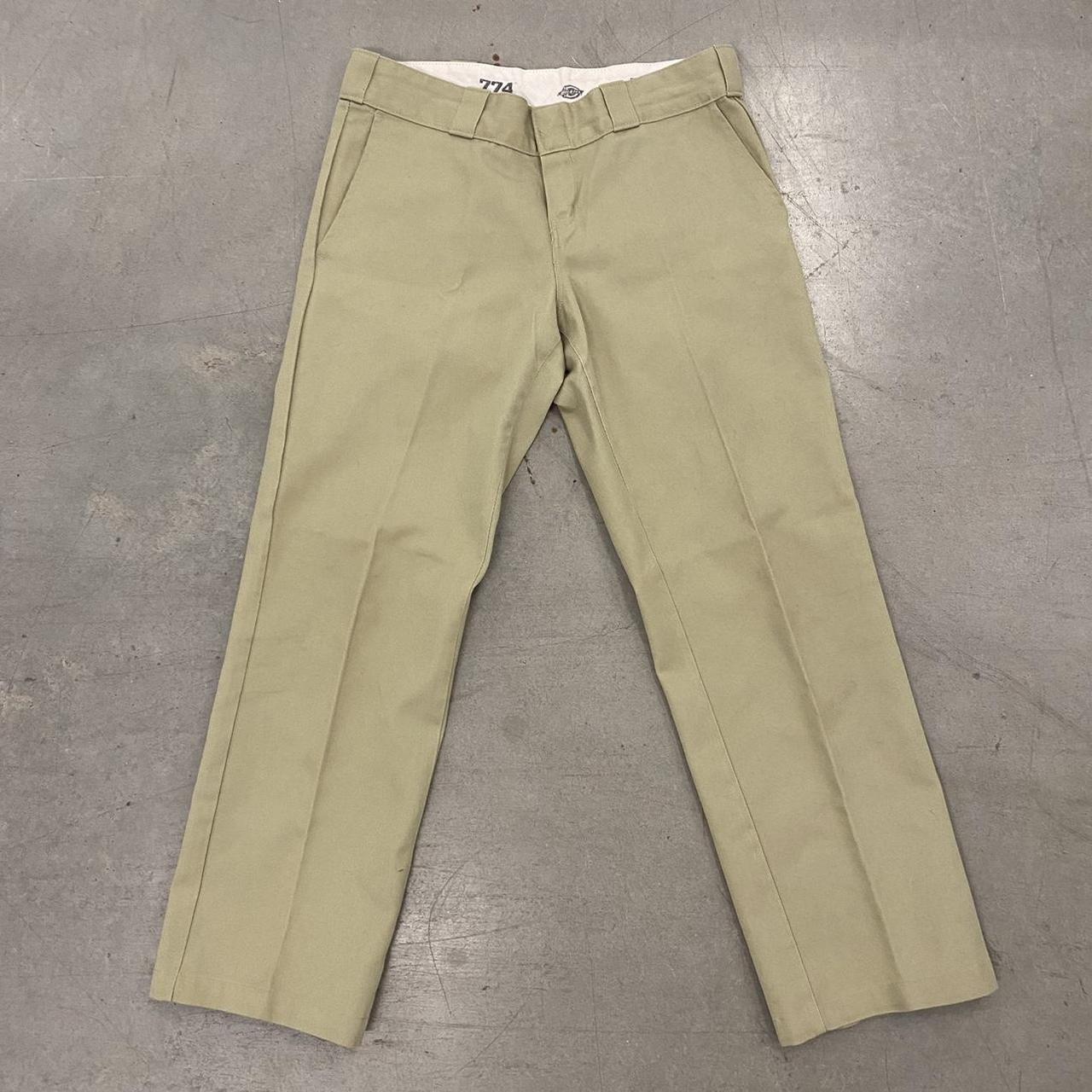 Dickies Classic Khaki Pants Size - 774 fit Pants - Depop