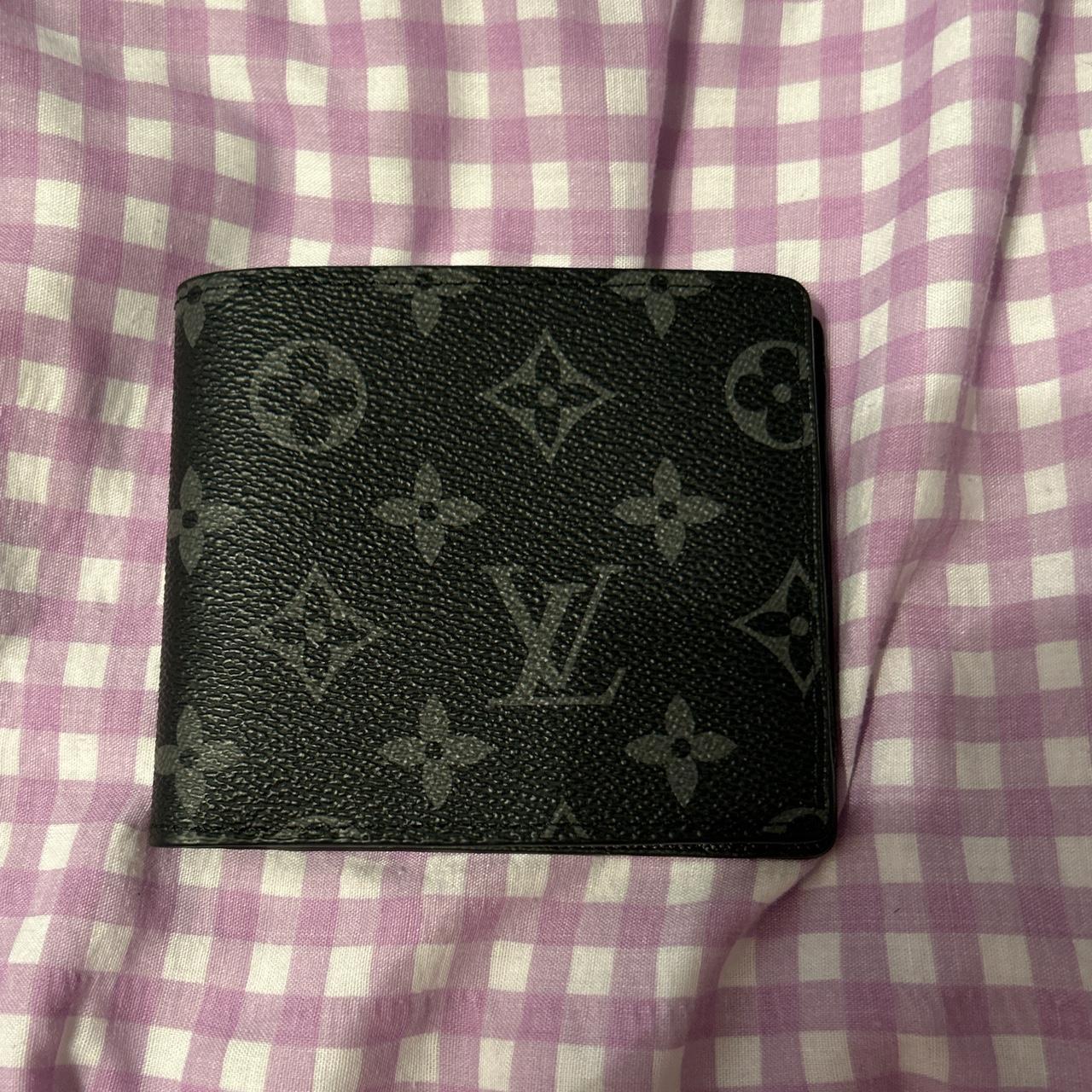 Pre-loved checkered lv wallet is a versatile - Depop