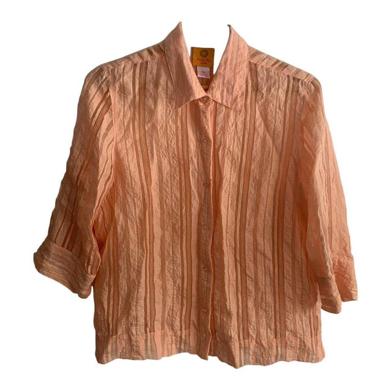 Ruby Rd. Women's Blouse - Orange - 12 – Ruby Rd P… - image 1