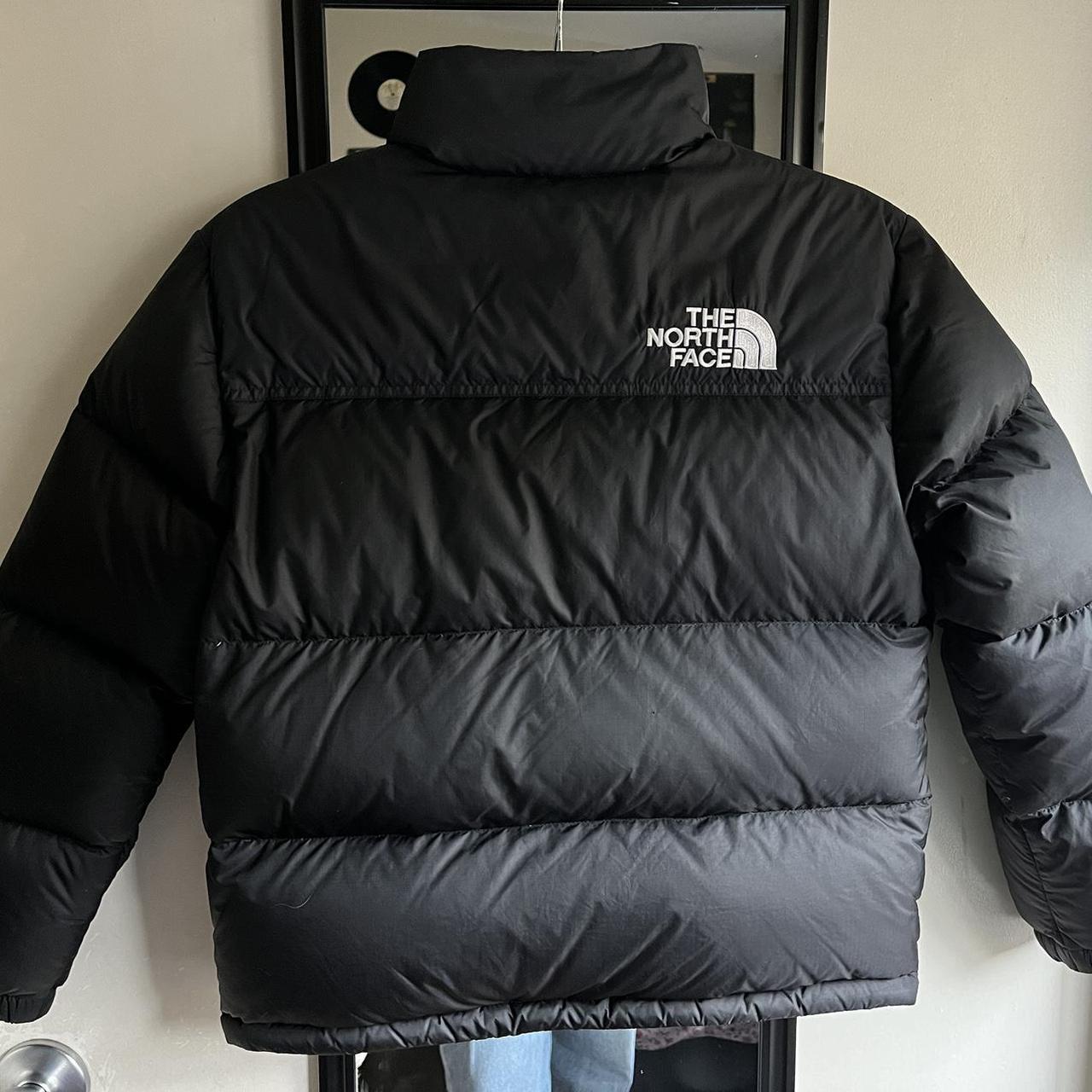 Black Northface puffer. Kids size Large. - Depop