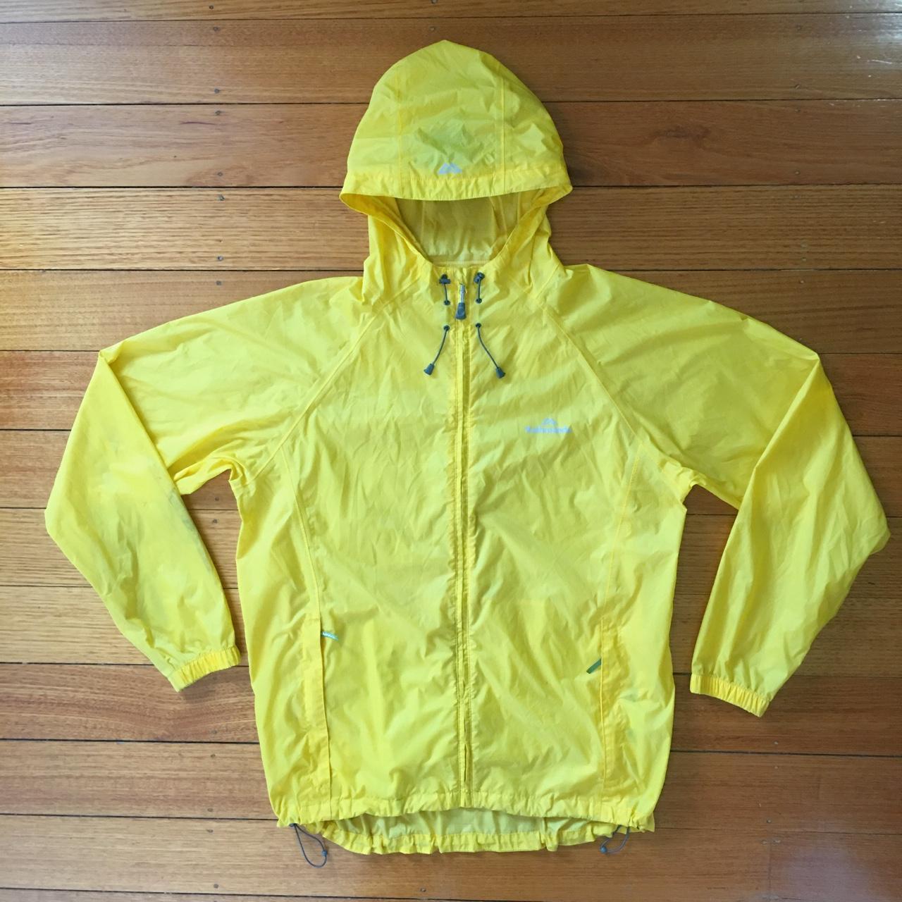 Kathmandu Men's Yellow and Silver Coat | Depop