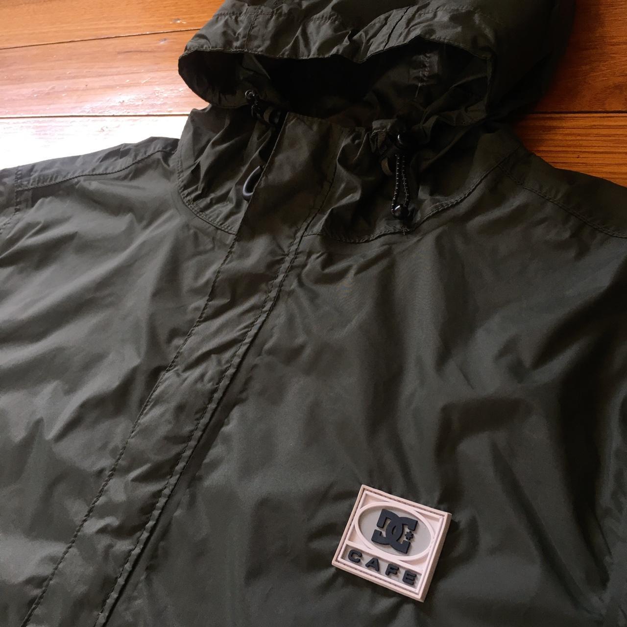 Customised DC X Cafe Nylon Outrak Zipup rain jacket... - Depop