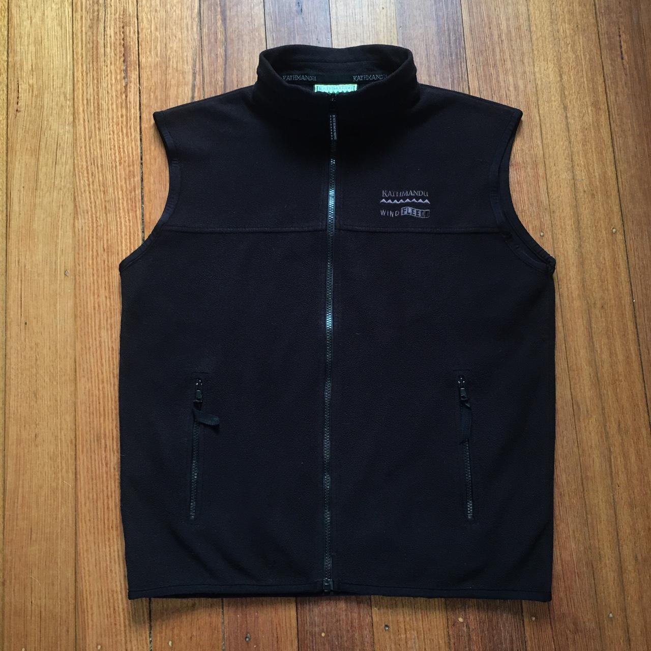 Vintage (circa 1995) Kathmandu Wind Fleece Vest... - Depop