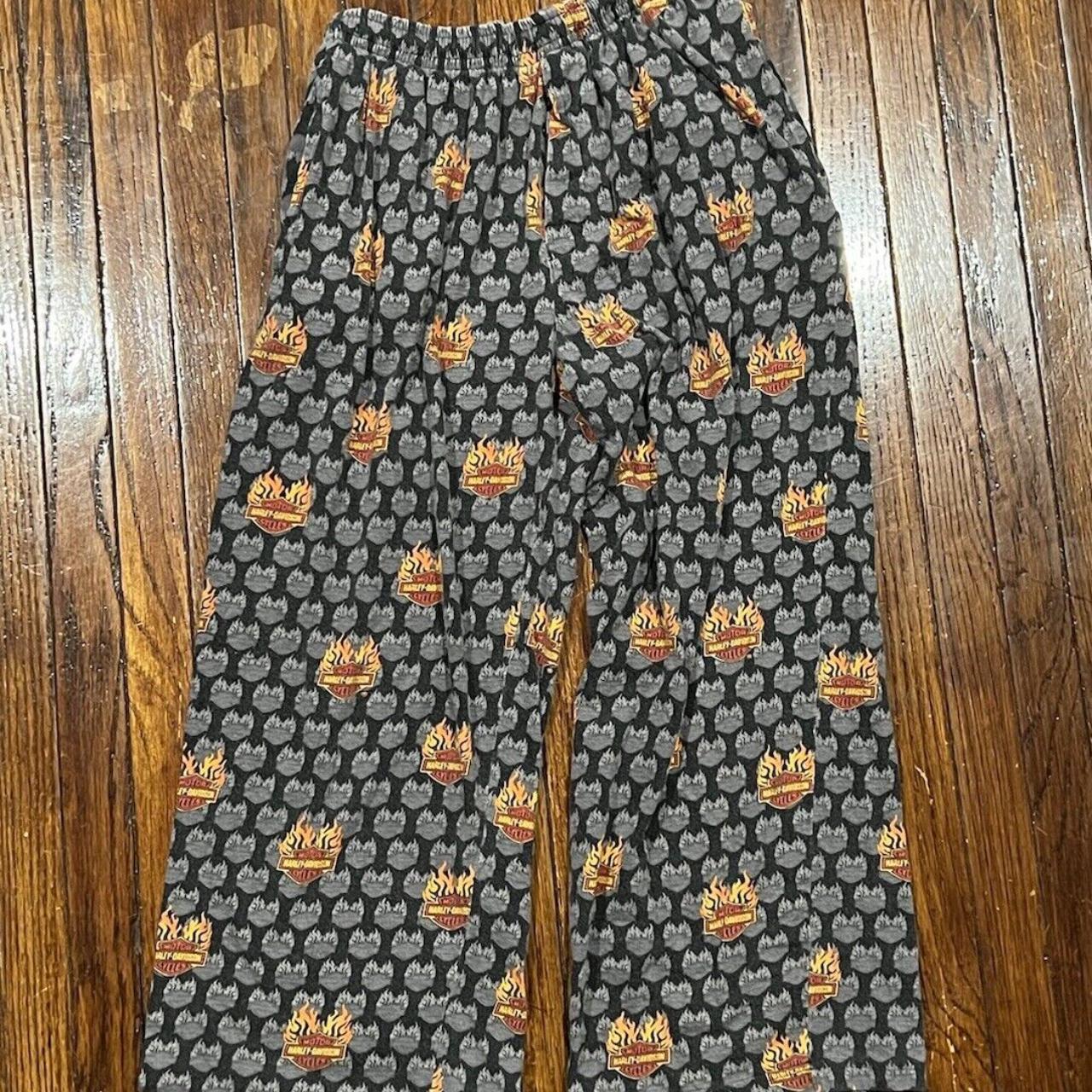 Harley Davidson Lounge Pajama Pants Mens Medium Depop