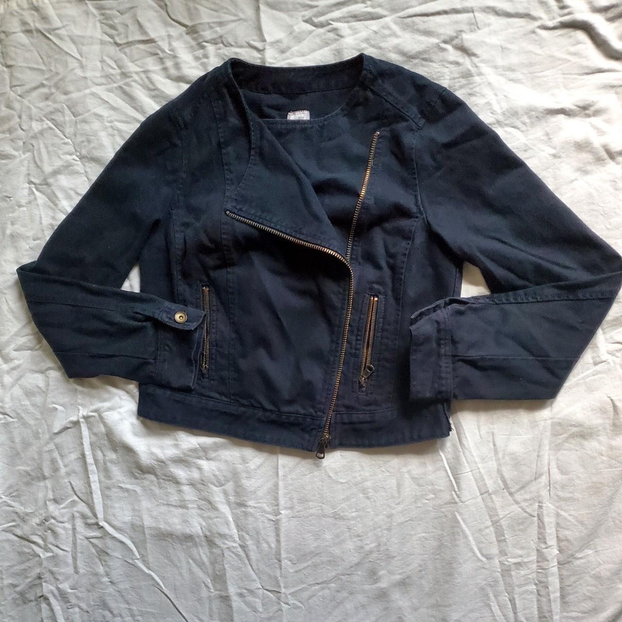 JCPenney Women's Navy Jacket | Depop